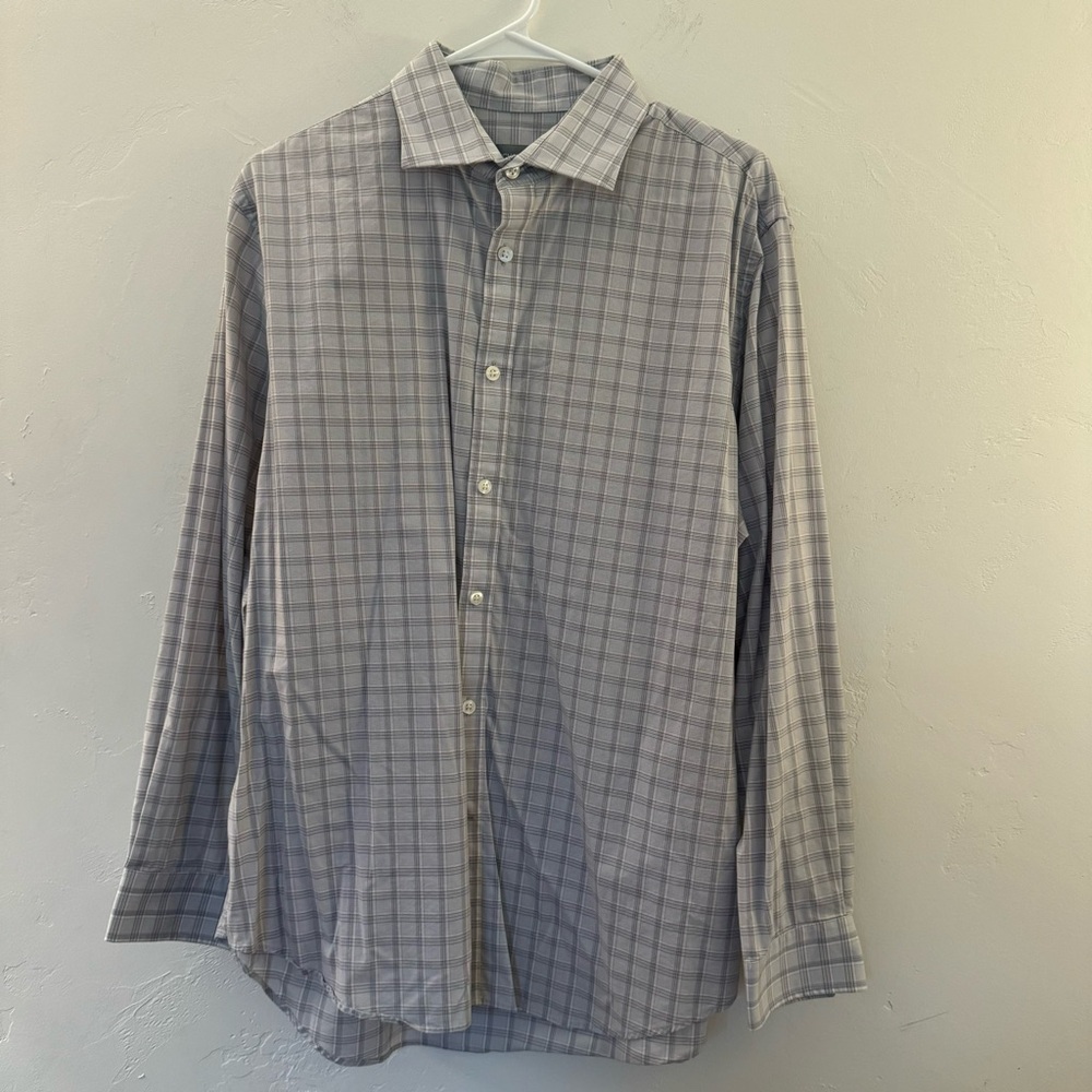 Michael Kors Gray Casual Button Down Shirt